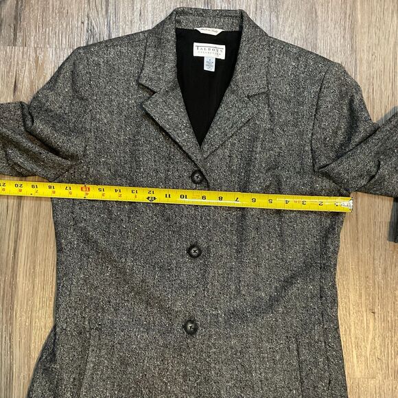 Talbots Collection Wool Cashmere Blazer Suit Jacket Womens Size 4 Made in Italy - Picture 8 of 9